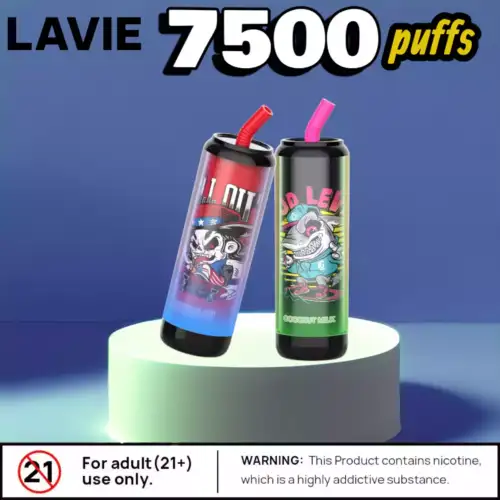 Lavie cola plus 7500 puffs 17ml vape mit usb-c & 6000mah