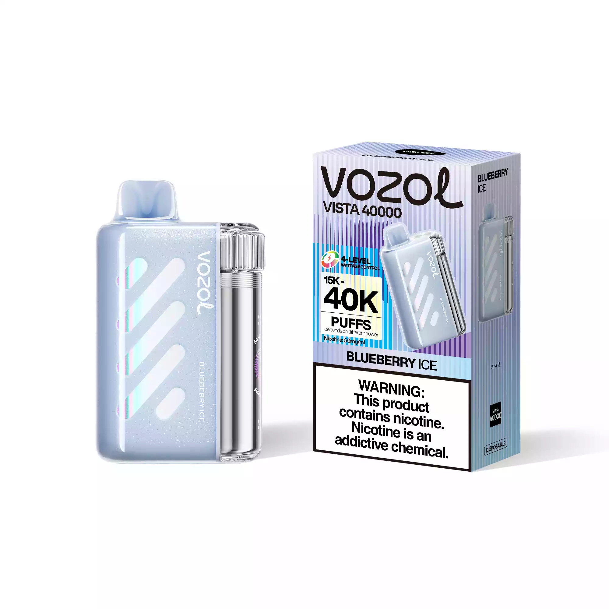 Vozol Vista 40k Puffs 40000 Züge LED-Display & Dual Mesh