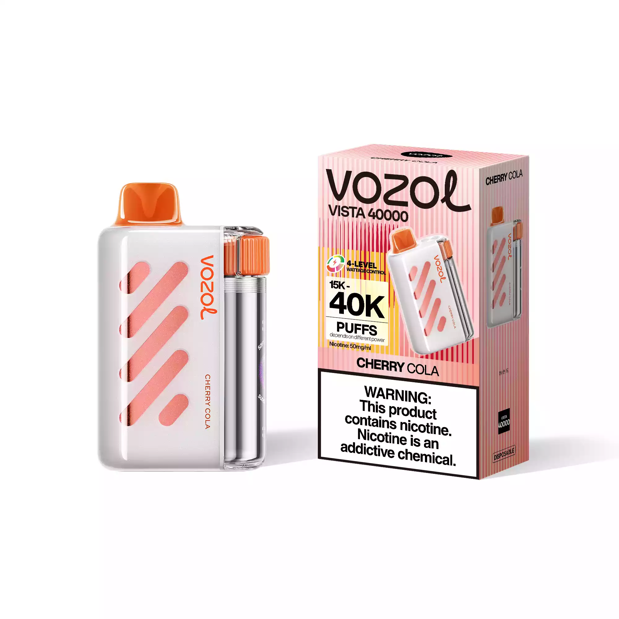 Vozol Vista 40k Puffs 40000 Züge LED-Display & Dual Mesh