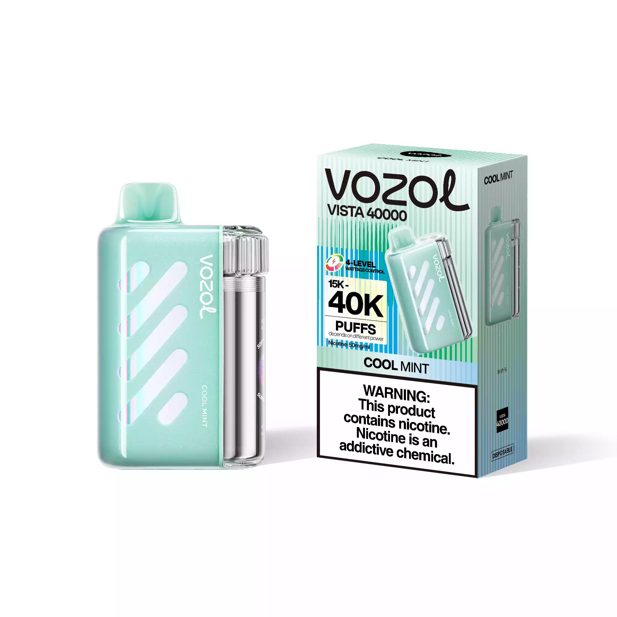 Vozol Vista 40k Puffs 40000 Züge LED-Display & Dual Mesh