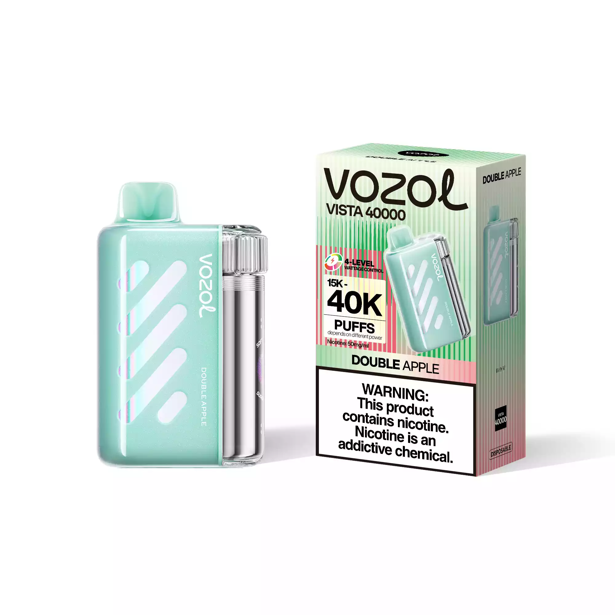 Vozol Vista 40k Puffs 40000 Züge LED-Display & Dual Mesh