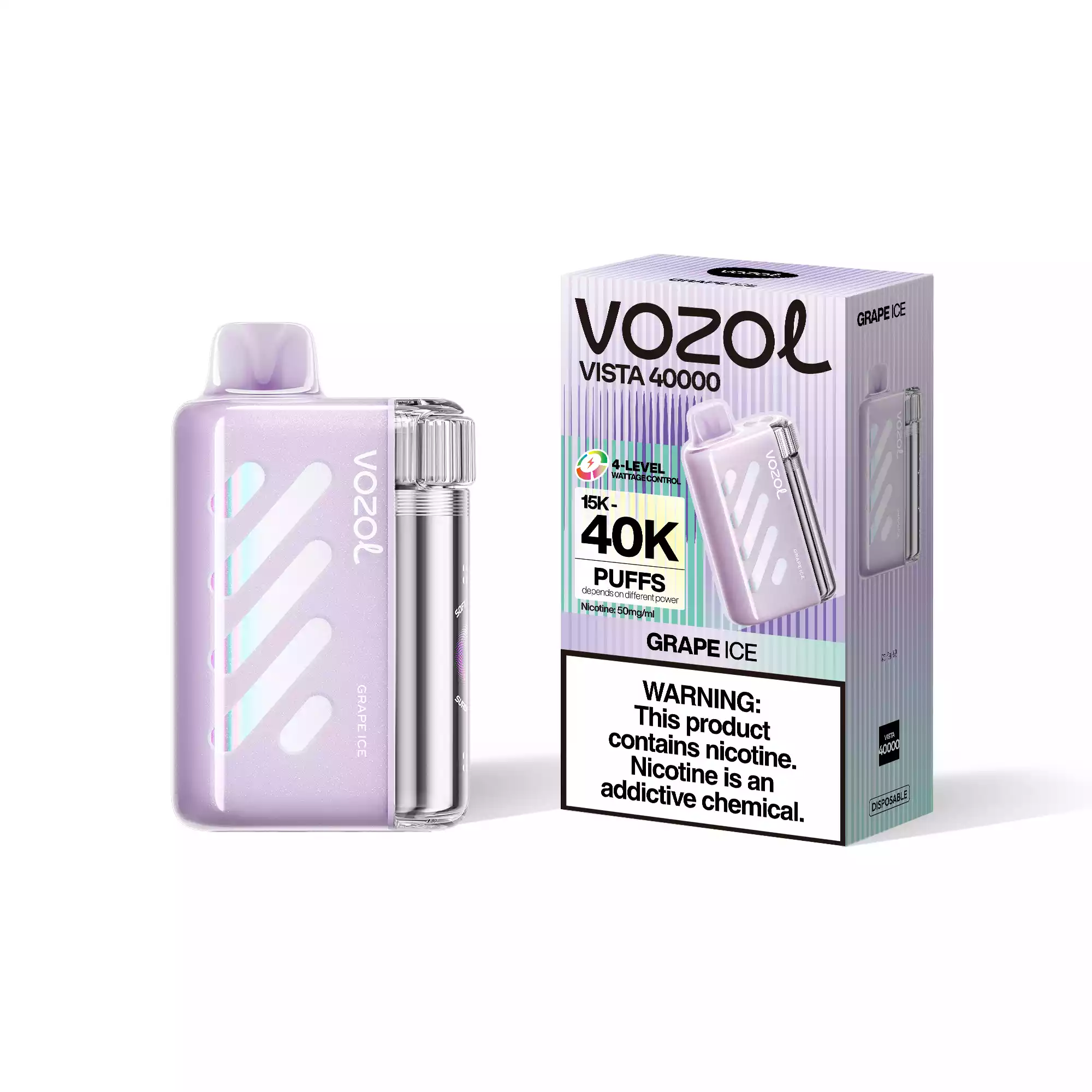 Vozol Vista 40k Puffs 40000 Züge LED-Display & Dual Mesh