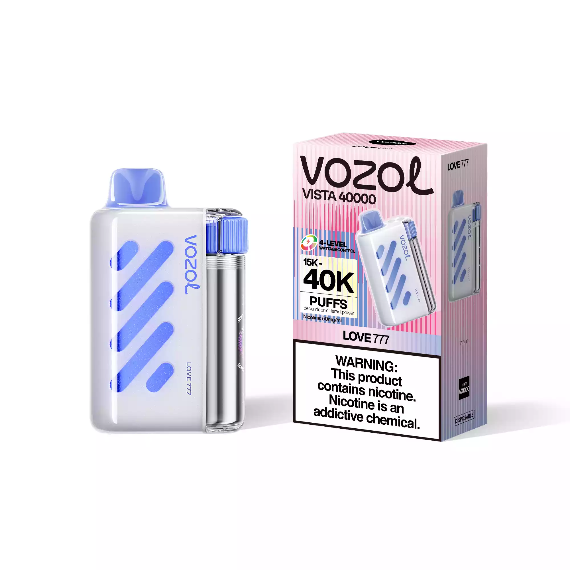 Vozol Vista 40k Puffs 40000 Züge LED-Display & Dual Mesh