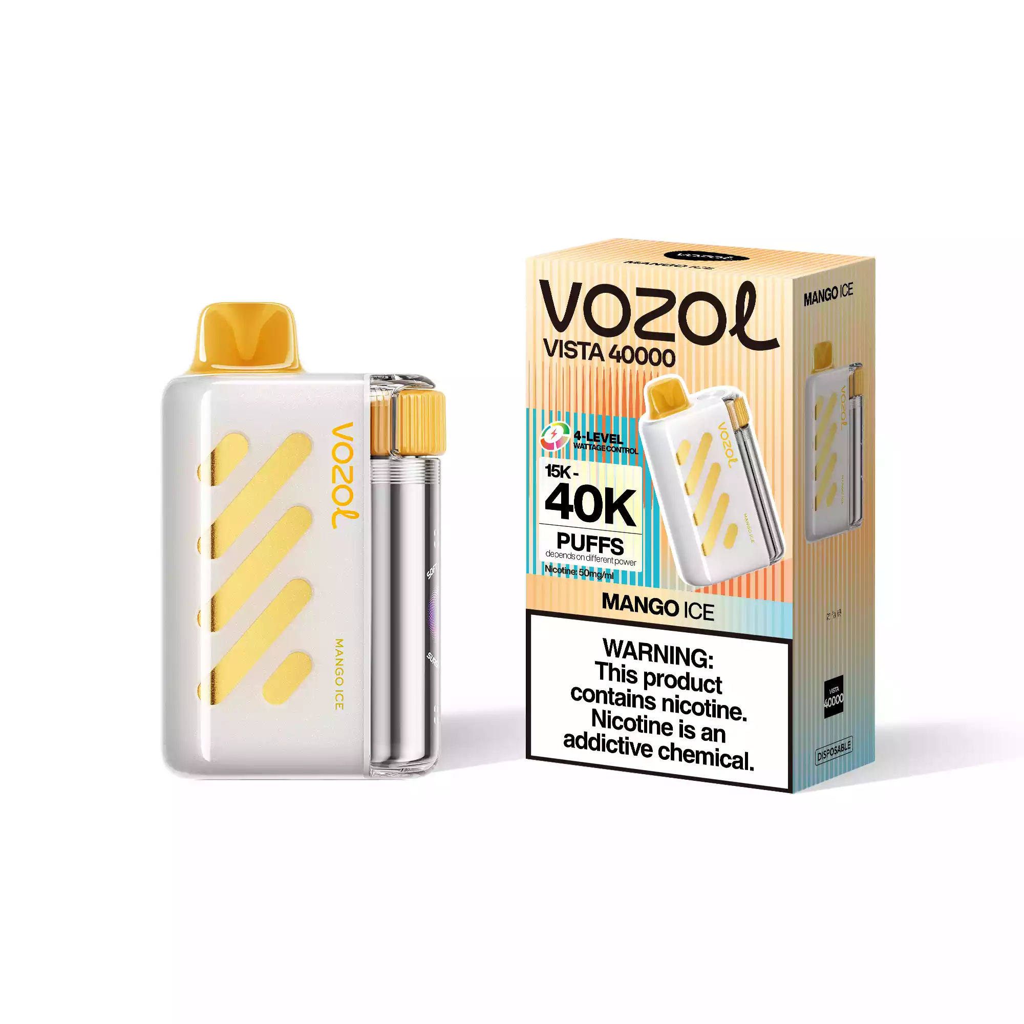 Vozol Vista 40k Puffs 40000 Züge LED-Display & Dual Mesh