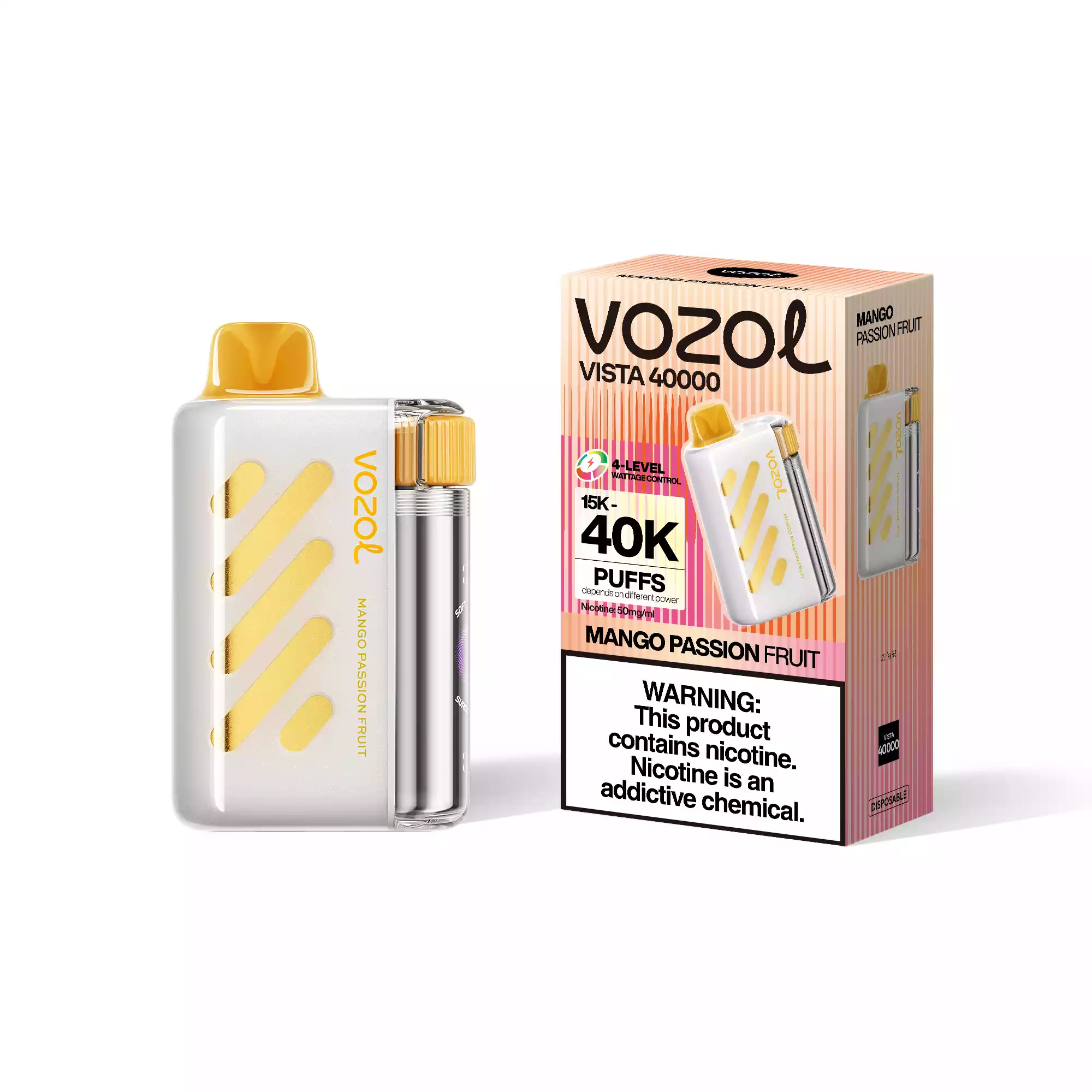 Vozol Vista 40k Puffs 40000 Züge LED-Display & Dual Mesh