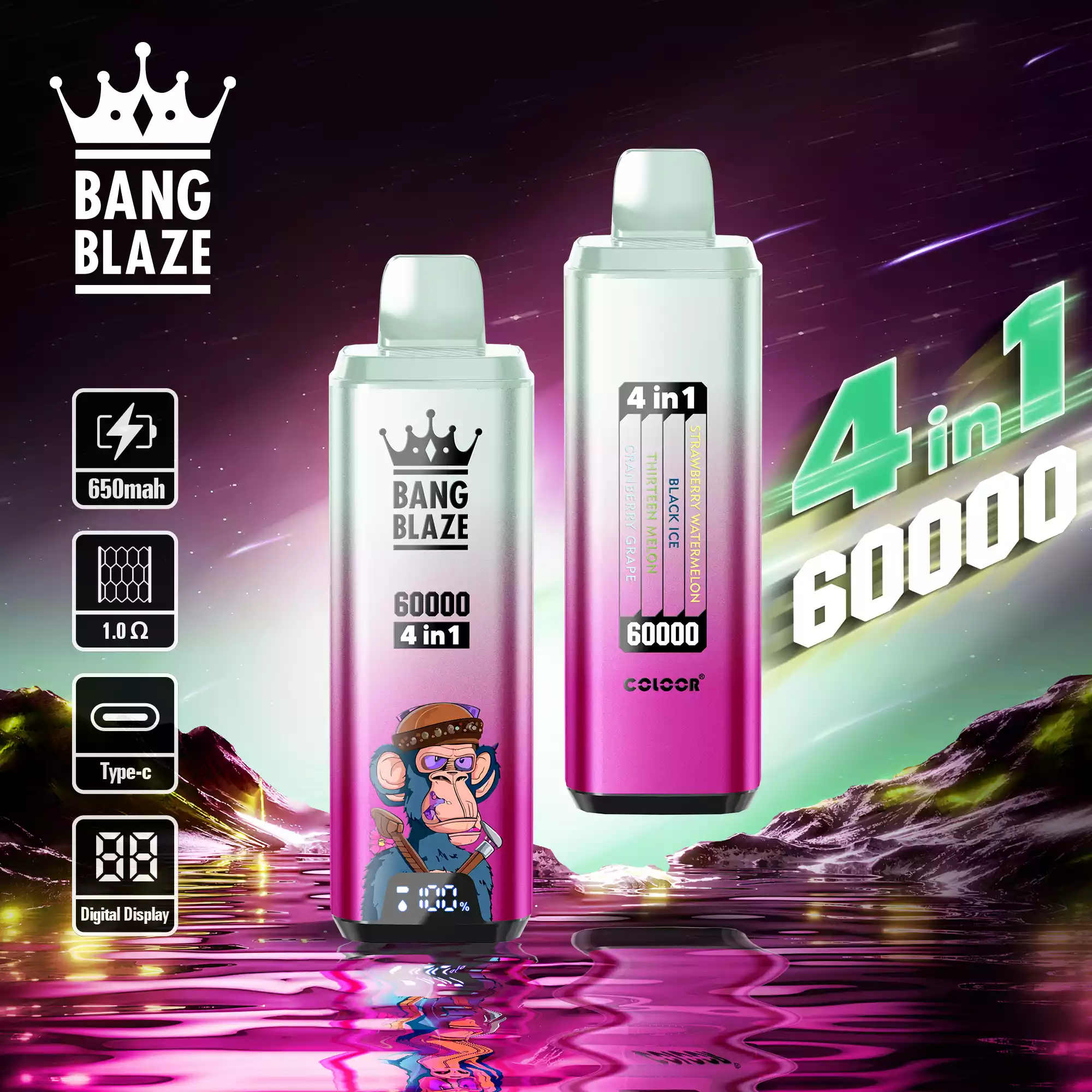 bang blaze 60000 puffs DSK050 riesiger tank & ultra viele züge