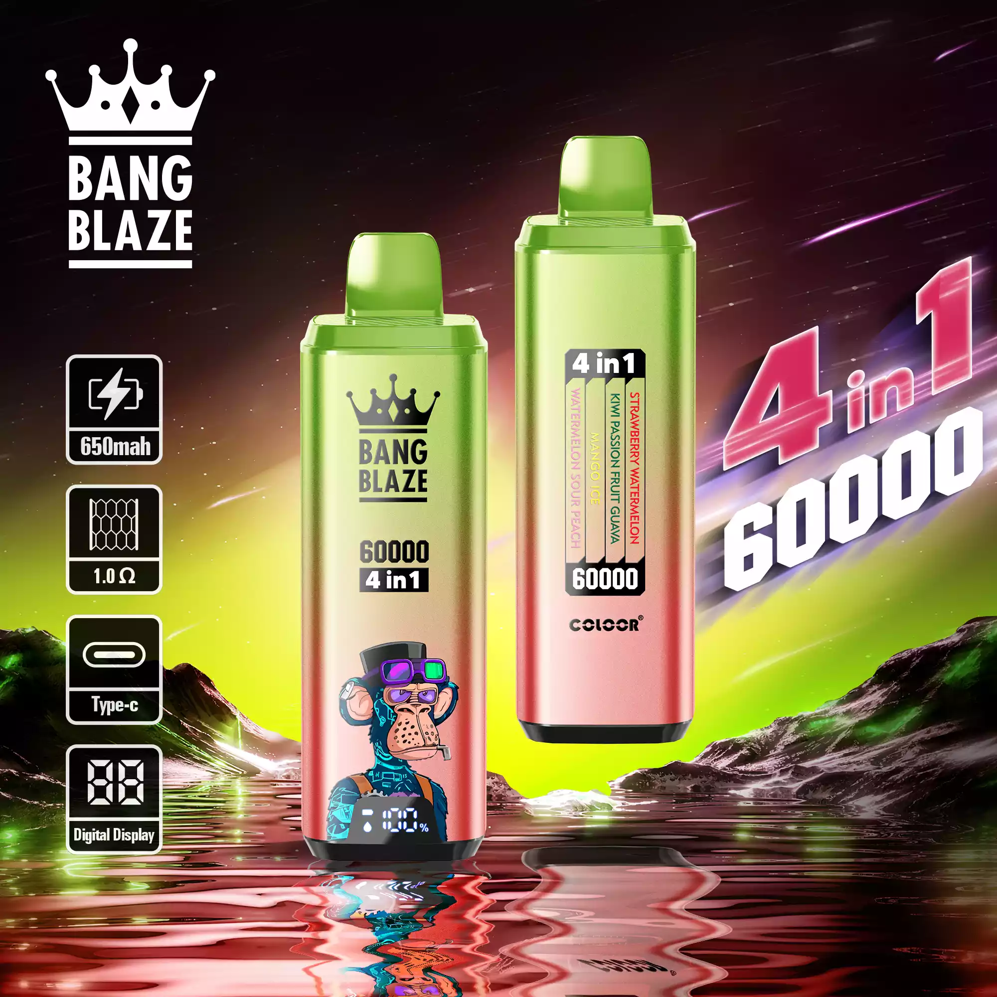 bang blaze 60000 puffs DSK050 riesiger tank & ultra viele züge