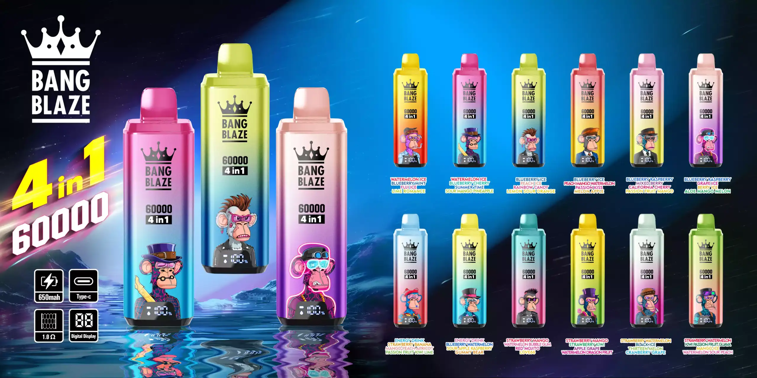 bang blaze 60000 puffs DSK050 riesiger tank & ultra viele züge