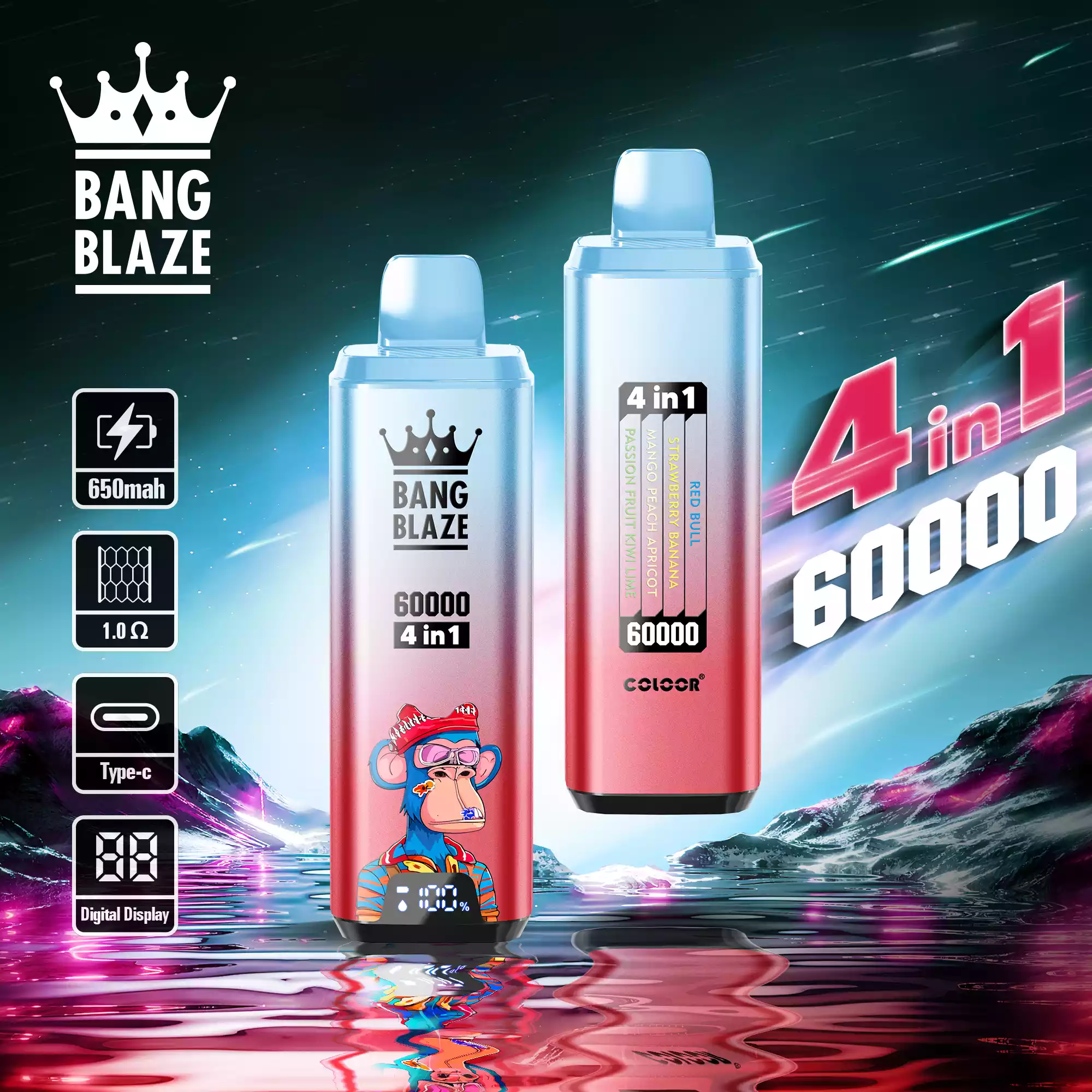 bang blaze 60000 puffs DSK050 riesiger tank & ultra viele züge – Bild 6