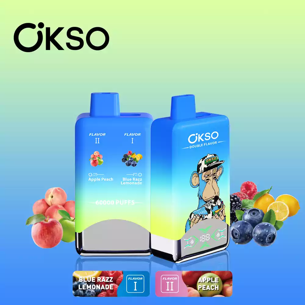 okso double flavor 60k puffs 2 geschmäcker & 60000 züge power