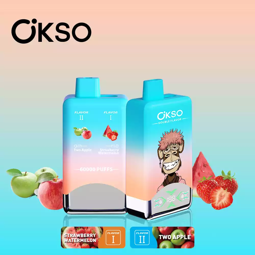 okso double flavor 60k puffs 2 geschmäcker & 60000 züge power