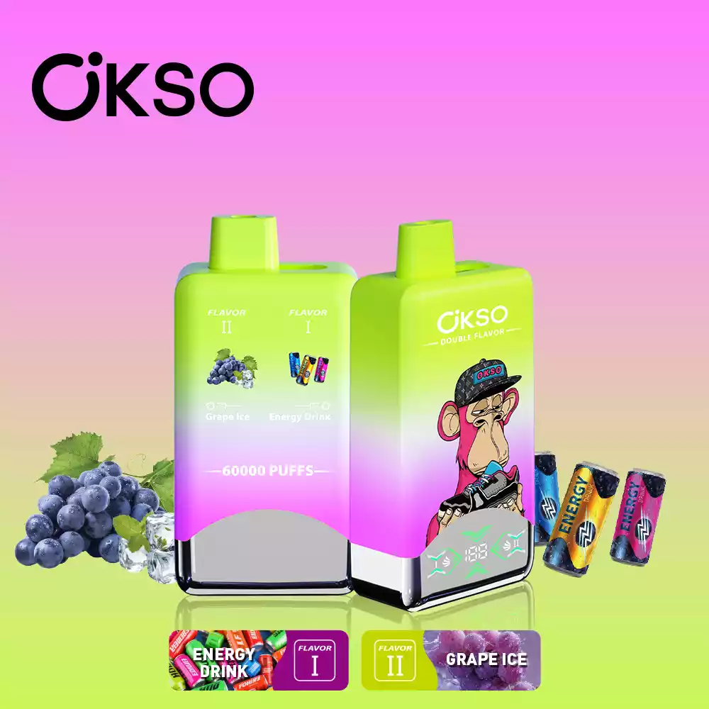 okso double flavor 60k puffs 2 geschmäcker & 60000 züge power