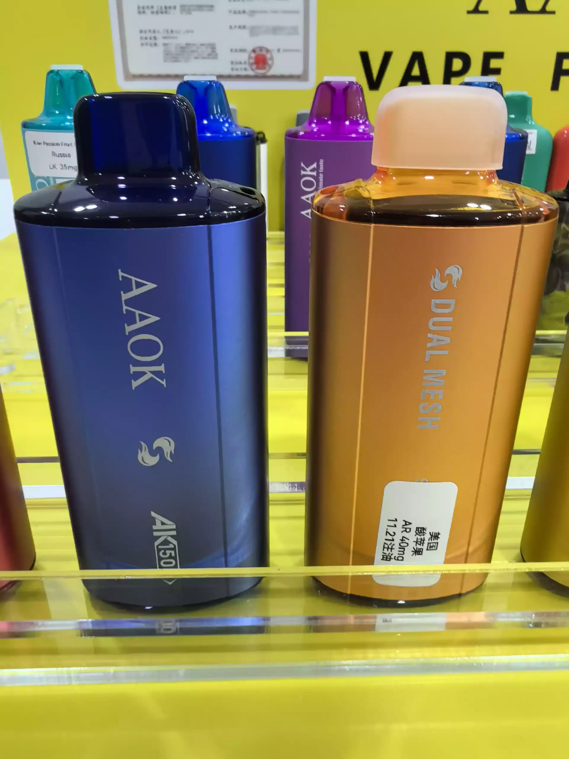 AAOK A82 AK15000 Puffs Disposable Vape Dual Mesh Coil – Bild 5