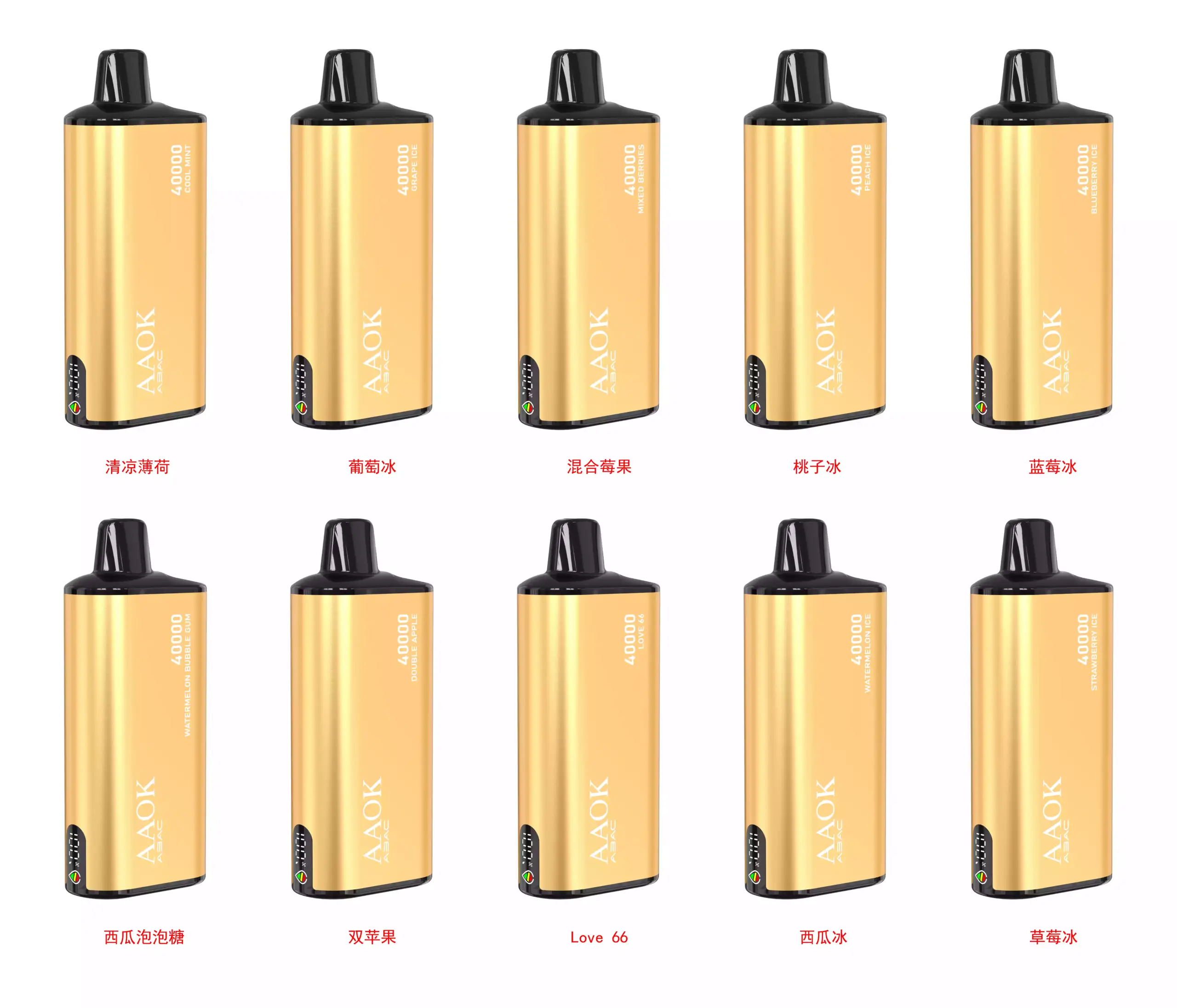 AAOK Y135 40000 Puffs Disposable Vape Mesh Coil 18ml